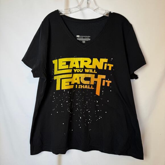 Star Wars Style Teaching Novelty T-Shirt Size XXL - Picture 1 of 5